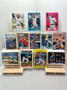 Larry Walker lot of 12 (Expos, Rockies)